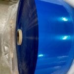 metallic blue polyethylene tint