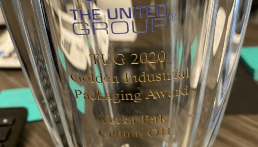 Versa Pak's TUG 2020 Golden Industrial Packaging Award